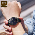 OLEVS brand 2019 Lover Watch Mesh Band Material Quartz Watches Fashion Casual Couple Watch A Pair Set Watches